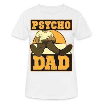Psycho Dad watching Bundy on the sofa Psycho Dad - Women's Breathable T-Shirt - white - Front - AI Model Female 172 dark (172cm)