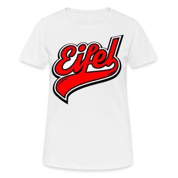 Allemagne - Région de l’Eifel - T-shirt respirant Femme - blanc - Devant - AI Model Female 172 dark (172cm)