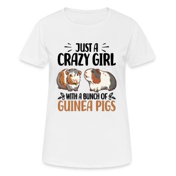 Cobaye - T-shirt respirant Femme - blanc - Devant - AI Model Female 172 dark (172cm)