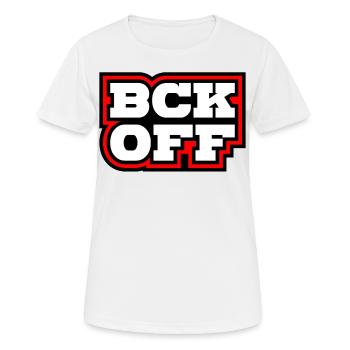 Partez! - T-shirt respirant Femme - blanc - Devant - AI Model Female 172 dark (172cm)