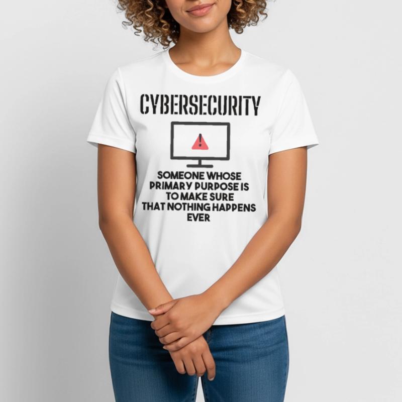 Cybersecurity - IT Security Computer Scientists Women's Breathable T-Shirt