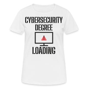 Cybersécurité - Informaticiens en sécurité des TI - T-shirt respirant Femme - blanc - Devant - AI Model Female 172 dark (172cm)