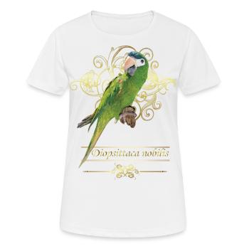Le noble ara - T-shirt respirant Femme - blanc - Devant - AI Model Female 172 dark (172cm)