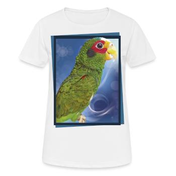 Le perroquet yucatèque - T-shirt respirant Femme - blanc - Devant - AI Model Female 172 dark (172cm)