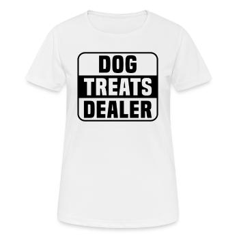 Dog Treats Dealer - Women's Breathable T-Shirt - white - Front - AI Model Female 172 dark (172cm)