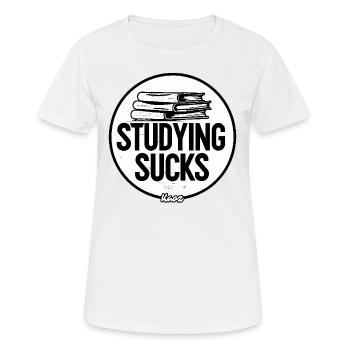 Apprendre, c’est bête - T-shirt respirant Femme - blanc - Devant - AI Model Female 172 dark (172cm)