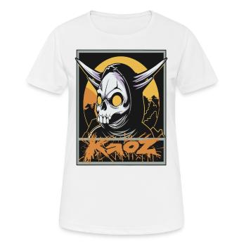 Doom Reaper – Faucheuse infernale - T-shirt respirant Femme - blanc - Devant - AI Model Female 172 dark (172cm)