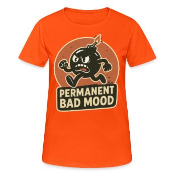 Angry Bomb : Toujours de mauvaise humeur - T-shirt respirant Femme - orange néon - Devant - AI Model Female 172 dark (172cm)