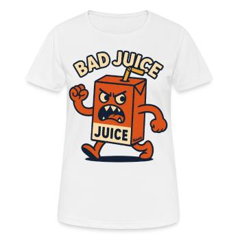 Angry Juice Carton: Bad Juice on the Way - Women's Breathable T-Shirt - white - Front - AI Model Female 172 dark (172cm)