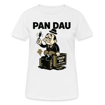 müder DAU mit usb und computer 404 - Frauen T-Shirt atmungsaktiv - Weiß - Vorne - AI Model Female 172 dark (172cm)