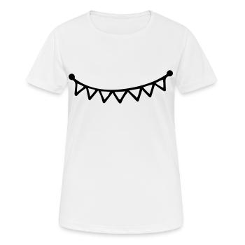 Célébration de la décoration - T-shirt respirant Femme - blanc - Devant - AI Model Female 172 dark (172cm)