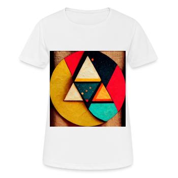 comic pop art - Women's Breathable T-Shirt - white - Front - AI Model Female 172 dark (172cm)