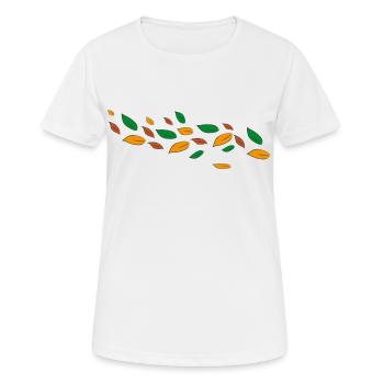 Automne - T-shirt respirant Femme - blanc - Devant - AI Model Female 172 dark (172cm)