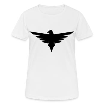 Cadeau de conception d'aigle - T-shirt respirant Femme - blanc - Devant - AI Model Female 172 dark (172cm)