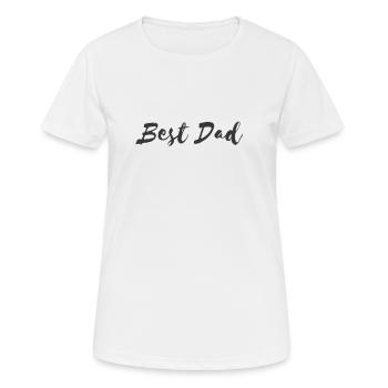 Dad Daddy Superdad - Women's Breathable T-Shirt - white - Front - AI Model Female 172 dark (172cm)