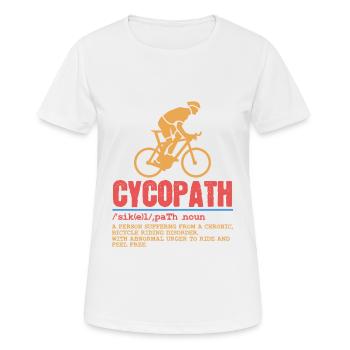 Bike Ride Travel Exercise Healthy Lifestyle - Frauen T-Shirt atmungsaktiv - Weiß - Vorne - AI Model Female 172 dark (172cm)