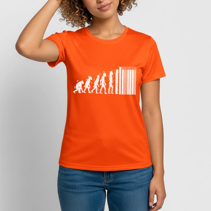 Unique Evolution Design For Consumers Evolution Women's Breathable T-Shirt
