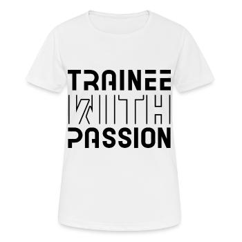 Trainee Apprenticeship Apprentice Apprenticeship Trainee - Women's Breathable T-Shirt - white - Front - AI Model Female 172 dark (172cm)