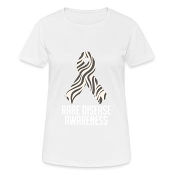Sensibilisation aux maladies rares Sensibiliser - T-shirt respirant Femme - blanc - Devant - AI Model Female 172 dark (172cm)