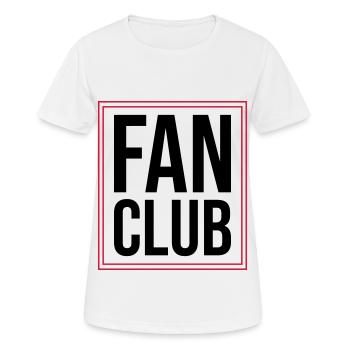 Fan Club - T-shirt respirant Femme - blanc - Devant - AI Model Female 172 dark (172cm)