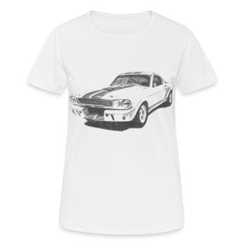 Eleanore - Frauen T-Shirt atmungsaktiv - Weiß - Vorne - AI Model Female 172 dark (172cm)
