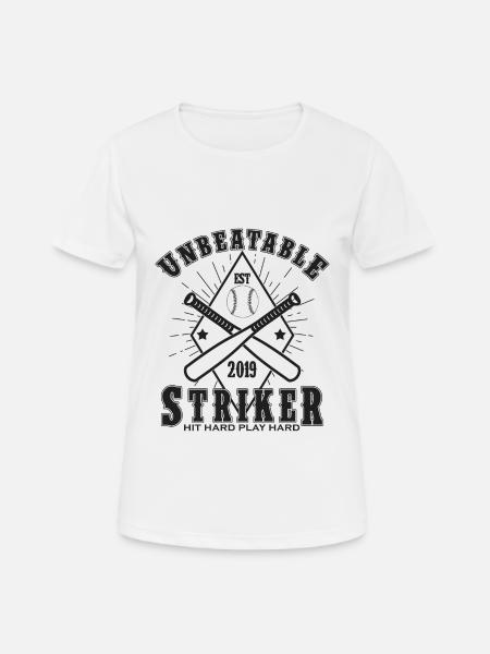Cool Baseball Baseball Player Striker Gift - Women's Breathable T-Shirt - white