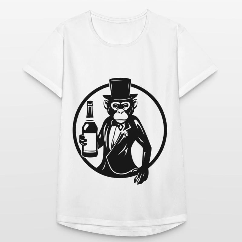 Drunk Monkey Drinking Drunk Women's Breathable T-Shirt