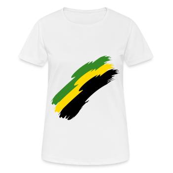 Jamaïque - T-shirt respirant Femme - blanc - Devant - AI Model Female 172 dark (172cm)