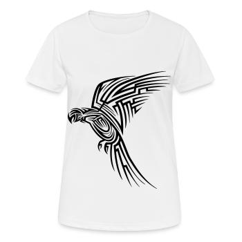 Papagai Tribal Tattoo - Women's Breathable T-Shirt - white - Front - AI Model Female 172 dark (172cm)