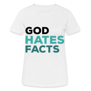 Atheismus - Frauen T-Shirt atmungsaktiv - Weiß - Vorne - AI Model Female 172 dark (172cm)