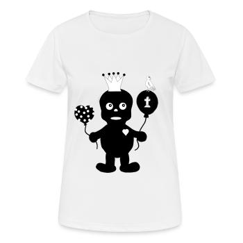 Little Ghost Grufti Gothic Horror Halloween Dark - Women's Breathable T-Shirt - white - Front - AI Model Female 172 dark (172cm)