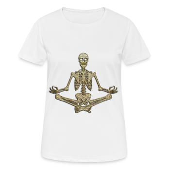 Skeleton - Women's Breathable T-Shirt - white - Front - AI Model Female 172 dark (172cm)