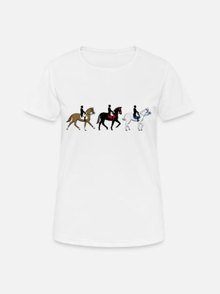 dressage - T-shirt respirant Femme - blanc