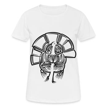 Truthan Tribal Tattoo - Frauen T-Shirt atmungsaktiv - Weiß - Vorne - AI Model Female 172 dark (172cm)