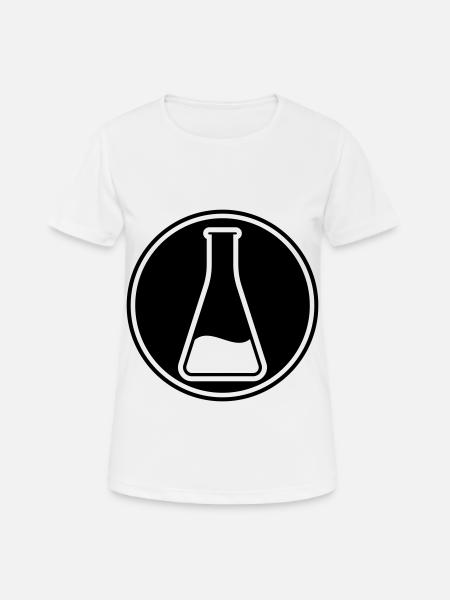 Reagenzglas Icon - Frauen T-Shirt atmungsaktiv - Weiß
