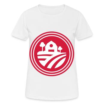 Farm Ernte icon - Frauen T-Shirt atmungsaktiv - Weiß - Vorne - AI Model Female 172 dark (172cm)