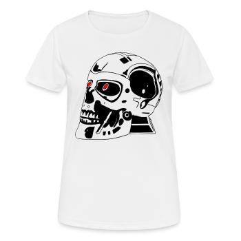 head - Women's Breathable T-Shirt - white - Front - AI Model Female 172 dark (172cm)