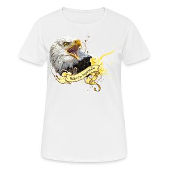 Aigle chauve - T-shirt respirant Femme - blanc - Devant - AI Model Female 172 dark (172cm)
