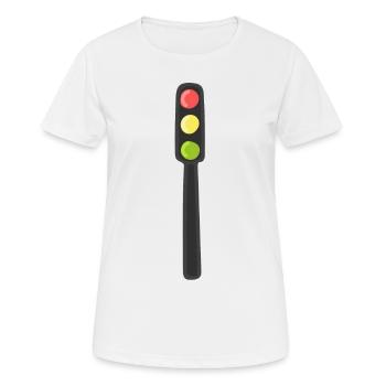 Traffic light - Women's Breathable T-Shirt - white - Front - AI Model Female 172 dark (172cm)