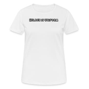 Feuerwehr - Helden in Uniform - Frauen T-Shirt atmungsaktiv - Weiß - Vorne - AI Model Female 172 dark (172cm)