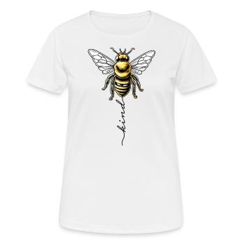 Bee Child Bee Friend Beekeeper Beekeeper - Women's Breathable T-Shirt - white - Front - AI Model Female 172 dark (172cm)