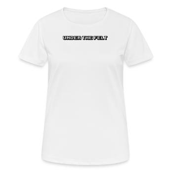 Billiards - Under the Felt - Women's Breathable T-Shirt - white - Front - AI Model Female 172 dark (172cm)