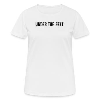 Billiards - Under the Felt - Women's Breathable T-Shirt - white - Front - AI Model Female 172 dark (172cm)