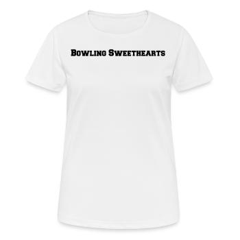 Bowling - Bowling Sweethearts - Frauen T-Shirt atmungsaktiv - Weiß - Vorne - AI Model Female 172 dark (172cm)