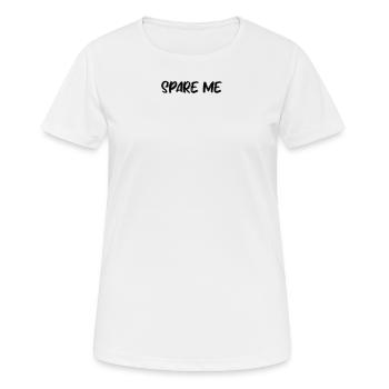 Bowling - Spare me - Frauen T-Shirt atmungsaktiv - Weiß - Vorne - AI Model Female 172 dark (172cm)