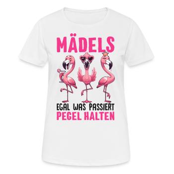 Girls no matter what happens Maintain levels - Women's Breathable T-Shirt - white - Front - AI Model Female 172 dark (172cm)