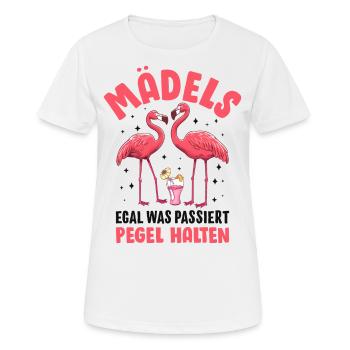 Girls no matter what happens Maintain levels - Women's Breathable T-Shirt - white - Front - AI Model Female 172 dark (172cm)