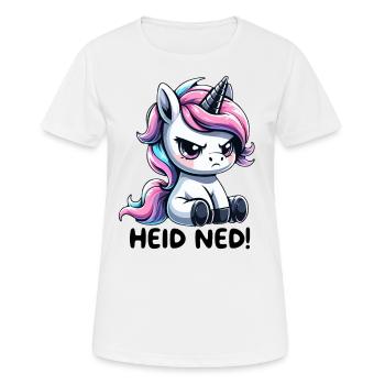 Heid Ned - Frauen T-Shirt atmungsaktiv - Weiß - Vorne - AI Model Female 172 dark (172cm)