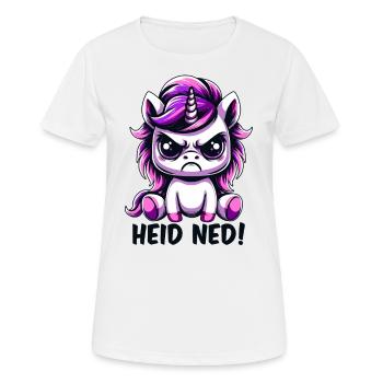 Heid Ned - Frauen T-Shirt atmungsaktiv - Weiß - Vorne - AI Model Female 172 dark (172cm)