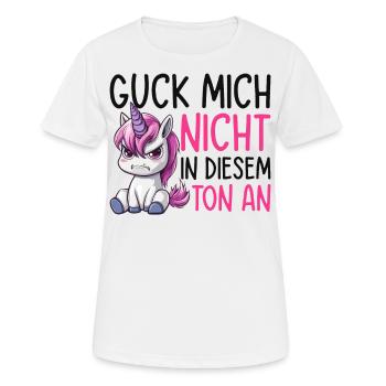 Don't look at me in this tone - Women's Breathable T-Shirt - white - Front - AI Model Female 172 dark (172cm)